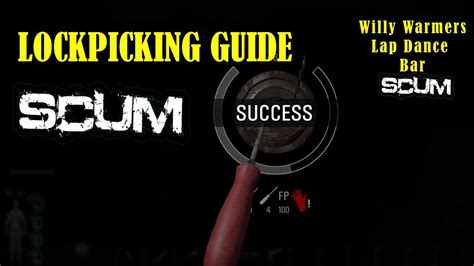 Lock Picking Guide Scum Youtube