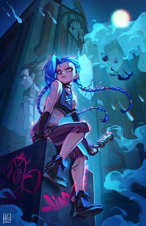 Artstation Jinx Arcane