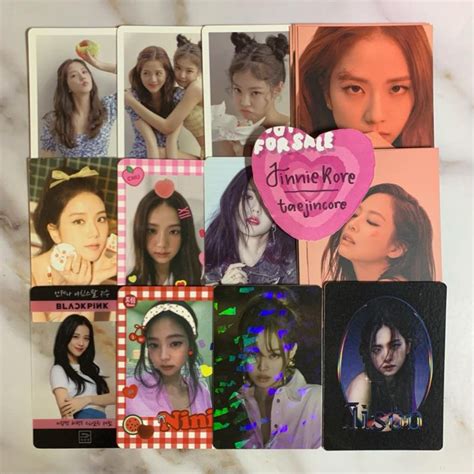 Blackpink Jisoo Jennie Official Photocard Welcoming Collection