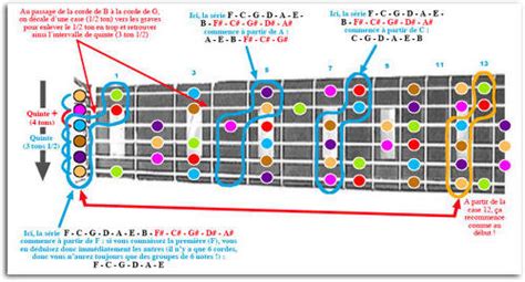 Guitare Le Manche De Guitare