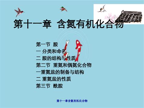 第十一章含氮有机化合物word文档在线阅读与下载无忧文档