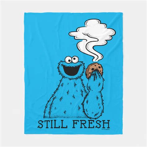 Cookie Monster Still Fresh Fleece Blanket Zazzle