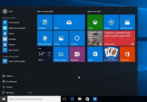 Windows 10 Klassisches Startmenü einrichten Tutonaut