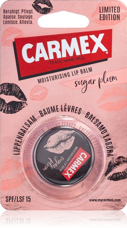 Carmex Sugar Plum B Lsamo Hidratante Para L Bios Spf Notino Pt