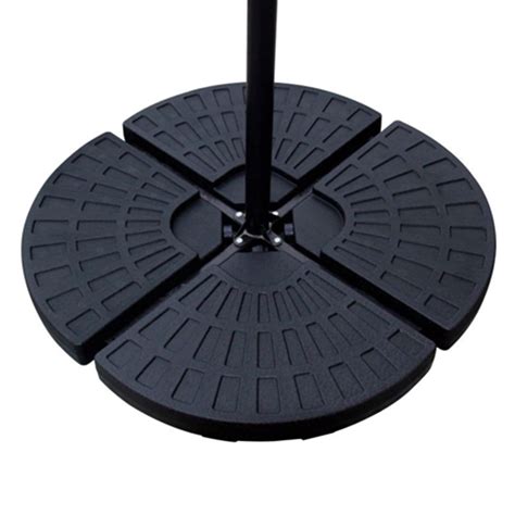 backyard expressions pcs offset umbrella base plastic cantilever base