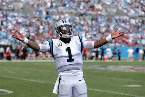 Cam Newton Wore a Weird Postgame Barbershop Quartet Outfit