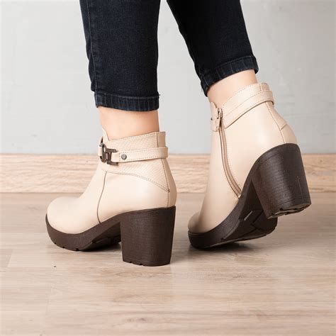 Ripley BOTINES MUJER NÉBULA NUDE GEEL