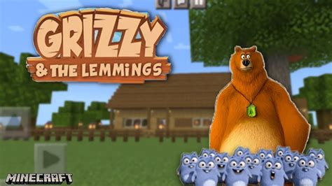 Grizzy And The Lemmings Cartoon House In Minecraft YouTube