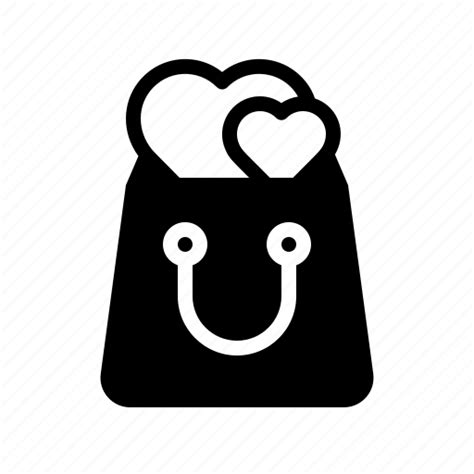 Bag Heart Love Romance Wedding Shop Shopping Icon Download On