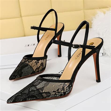 Bigtree Sexy Nightclub Sandals Women Thin High Heels Shallow Pointed