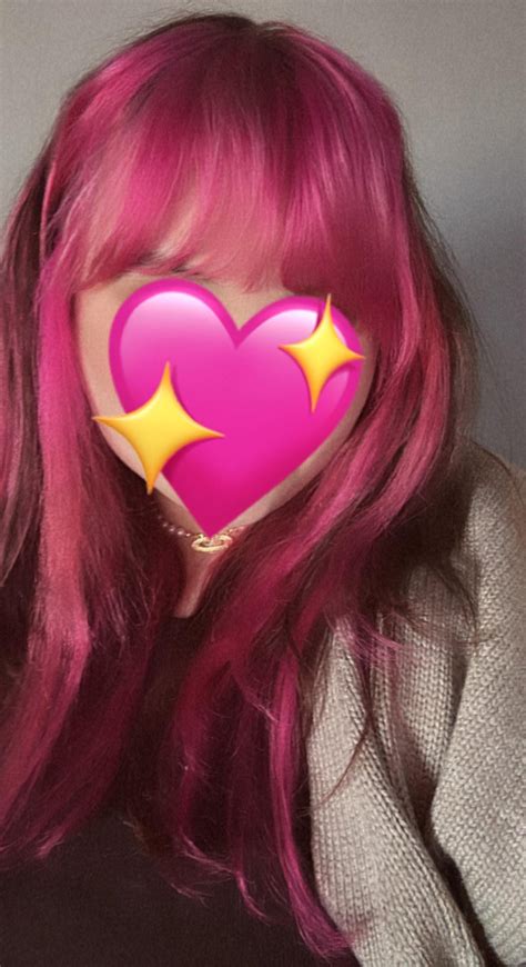 Pink With A Mix Of My Natural Hair Colour Rhairdye