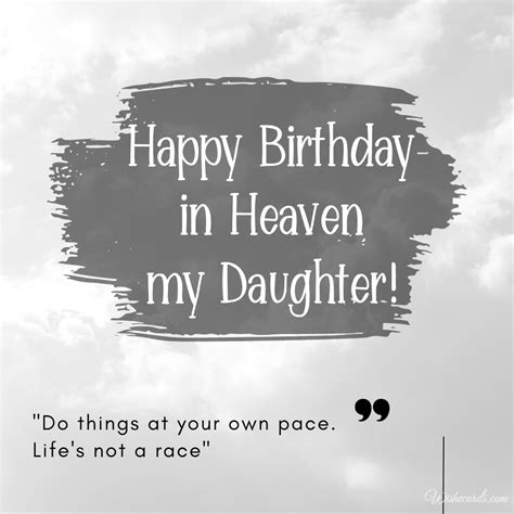 Happy Birthday Cards And Images For Daughter In Heaven