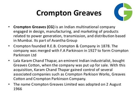 Crompton greaves