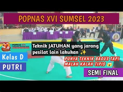 Bisa Kalahpopnas Pencak Silat Ntb Vs Jawa Timur