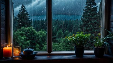 Rain On Glass Sounds For Falling Asleep Quick And Relaxing Studying