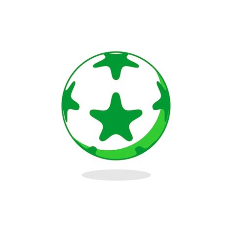 Premium Vector | Star ball logo