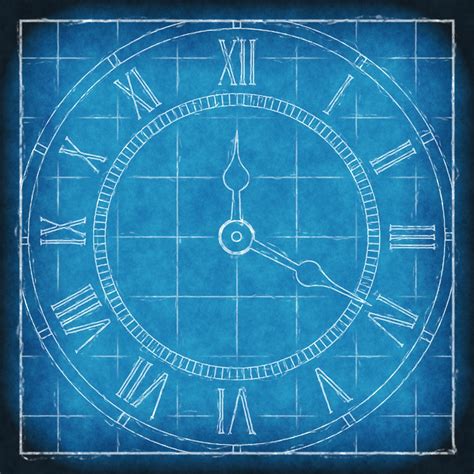 clocktimeblueprinttime clocktimepiece  image  needpixcom