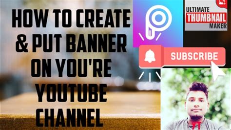 How To Create And Put Professional Banner For Youre Channel On Youtube