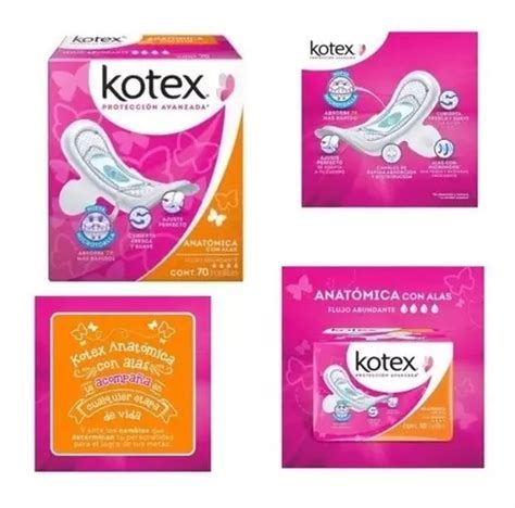 Toallas Femeninas Kotex Anat Mica Con Alas Pz Ahorro