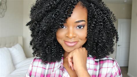 How To Make A Crochet Wig With Braided Wig Cap Natural Kinky Curly In 30 Mins Ifyyvonne