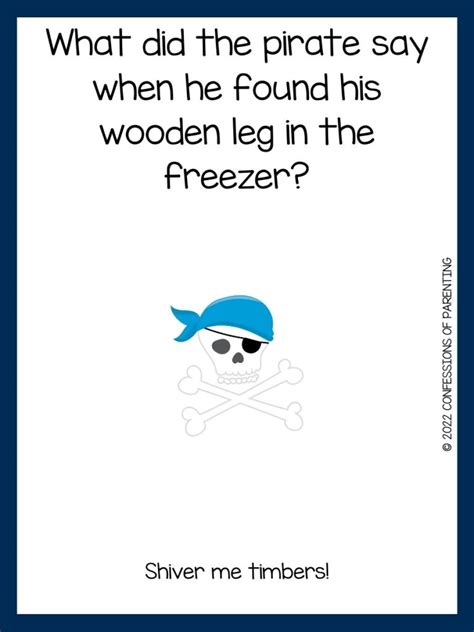 100 Hilarious Pirate jokes + Free Printable Cards