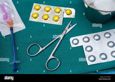 dosage medication  hospital conceptual image stock photo