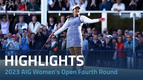 Fourth Round Highlights Aig Women S Open Youtube