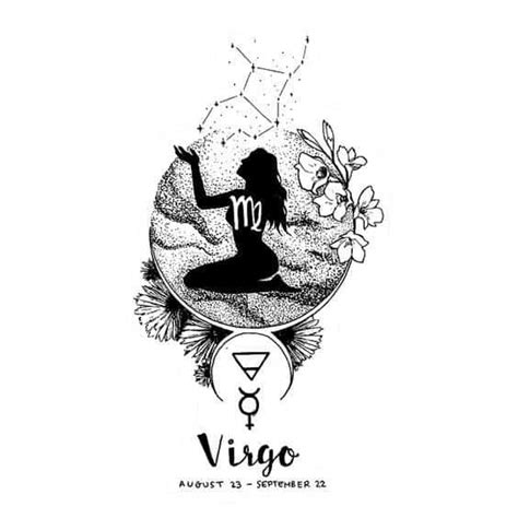 Stunning Virgo Tattoo Ideas Virgo Tattoo Designs