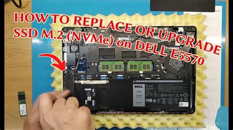 How To Upgrade Replace M Ssd On Dell Latitude E Laptop Youtube