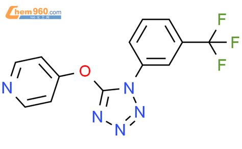 98158 88 4 Pyridine 4 1 3 Trifluoromethyl Phenyl 1H Tetrazol 5 Yl