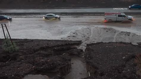 Heavy Rain Causes Flooding In San Dimas Youtube