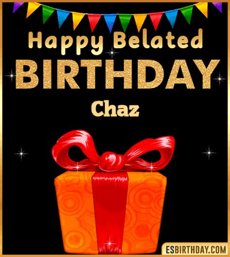 Happy Birthday Chaz  🎂 Images Animated Wishes【28 S】