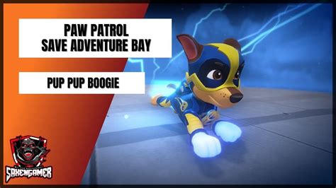 Pup Pup Boogie Minigame Paw Patrol Mighty Pups Save Adventure Bay Youtube