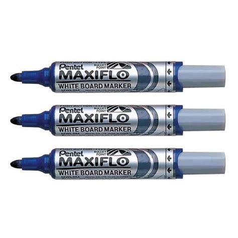 Pentel Marqueur Pour Tableau Blanc Maxiflo Mwl M Bleu X Marqueur Ldlc