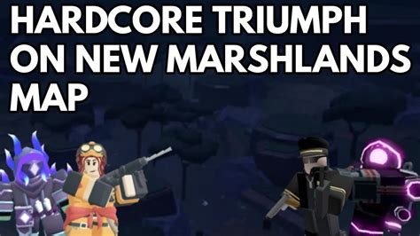 Hardcore Triumph On New Marshlands Map Roblox Tower Defense Simulator