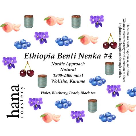 Jual Ethiopia Benti Nenka Natural Hana Roastery Specialty