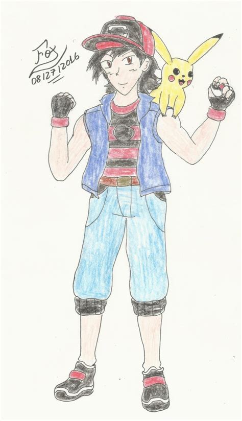 Ash Ketchum - Sun and Moon Contest Entry by FoxBluereaver on DeviantArt