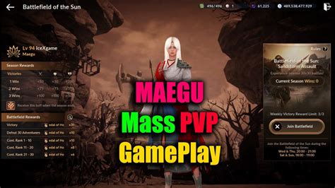 Black Desert Mobile Maegu Mass PvP GamePlay YouTube