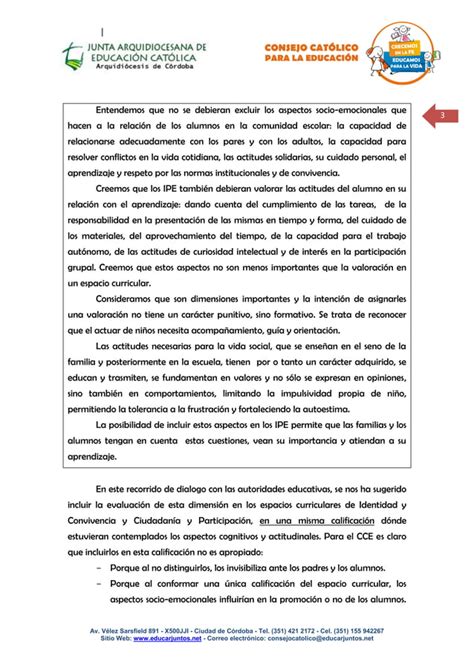 Informe De Progreso Escolar Primaria PDF