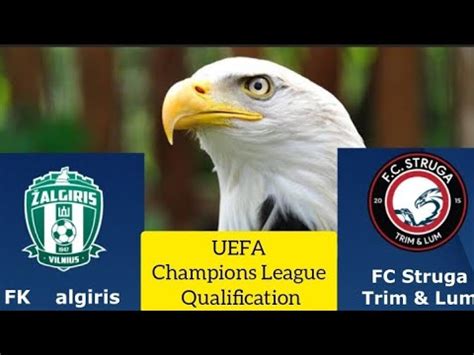 Zalgiris Vs Struga Trim Lum Prediction UEFA Champions League