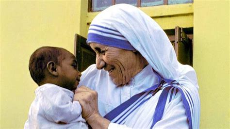 Mother Teresa Helping Children