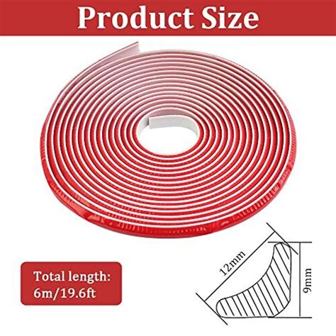 Tpe Edging Strip Xavswrde Self Adhesive Quadrant Trim Flexible