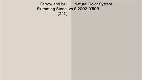 Farrow And Ball Skimming Stone 241 Vs Natural Color System S 2002