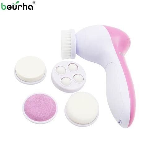 5 In 1 Deep Clean Electric Facial Cleaner Body Cleaning Face Care Brush Mini Skin Beauty