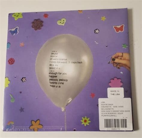 Olivia Rodrigo Sour Vinyl Urban Outfitters Purple Opaque Lp Brand New