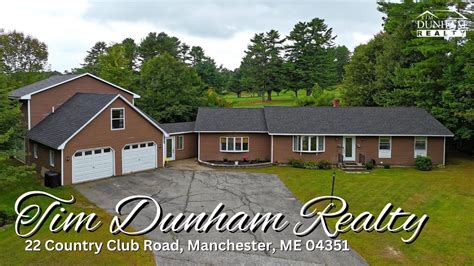 Tim Dunham Realty Real Estate Listing In Manchester Maine House For