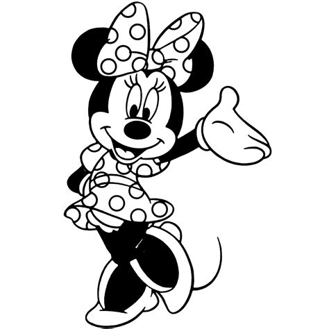 Desenhos de Minnie para Imprimir e Colorir