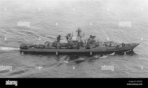 An Aerial Starboard Beam View Of The Soviet Kresta Ii Class Guided