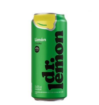 DR LEMON VODKA LIMON LATA VERDE 473CC La Bebida De Tus Fiestas