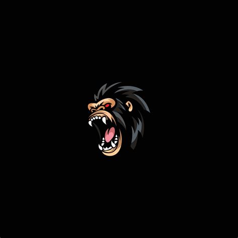 angry gorilla logo.eps 7375011 Vector Art at Vecteezy